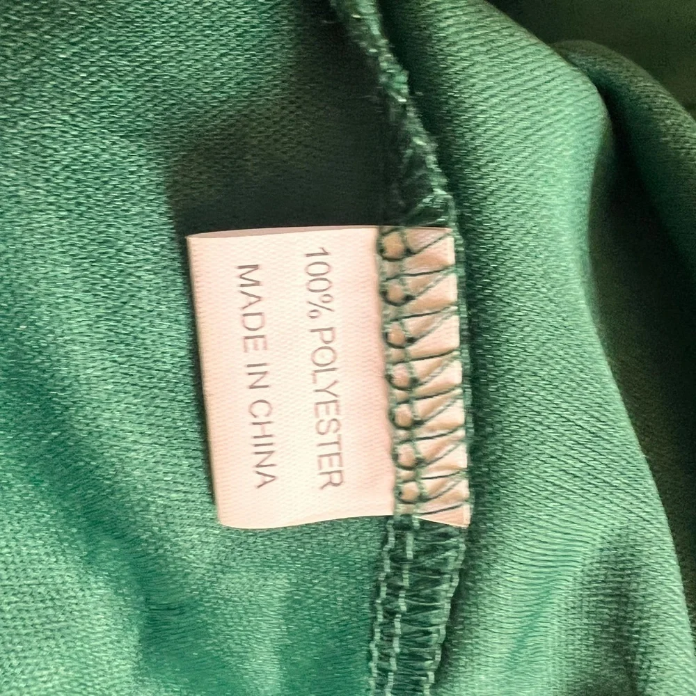 Preowned size XL Forrest green lace dress - Picture 3 of 5